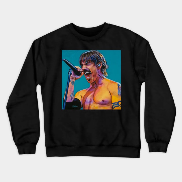 Anthony Kiedis Crewneck Sweatshirt by Kenneth R Williams